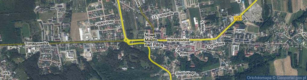 Zdjęcie satelitarne Plac o. Honorata Koźmińskiego pl.
